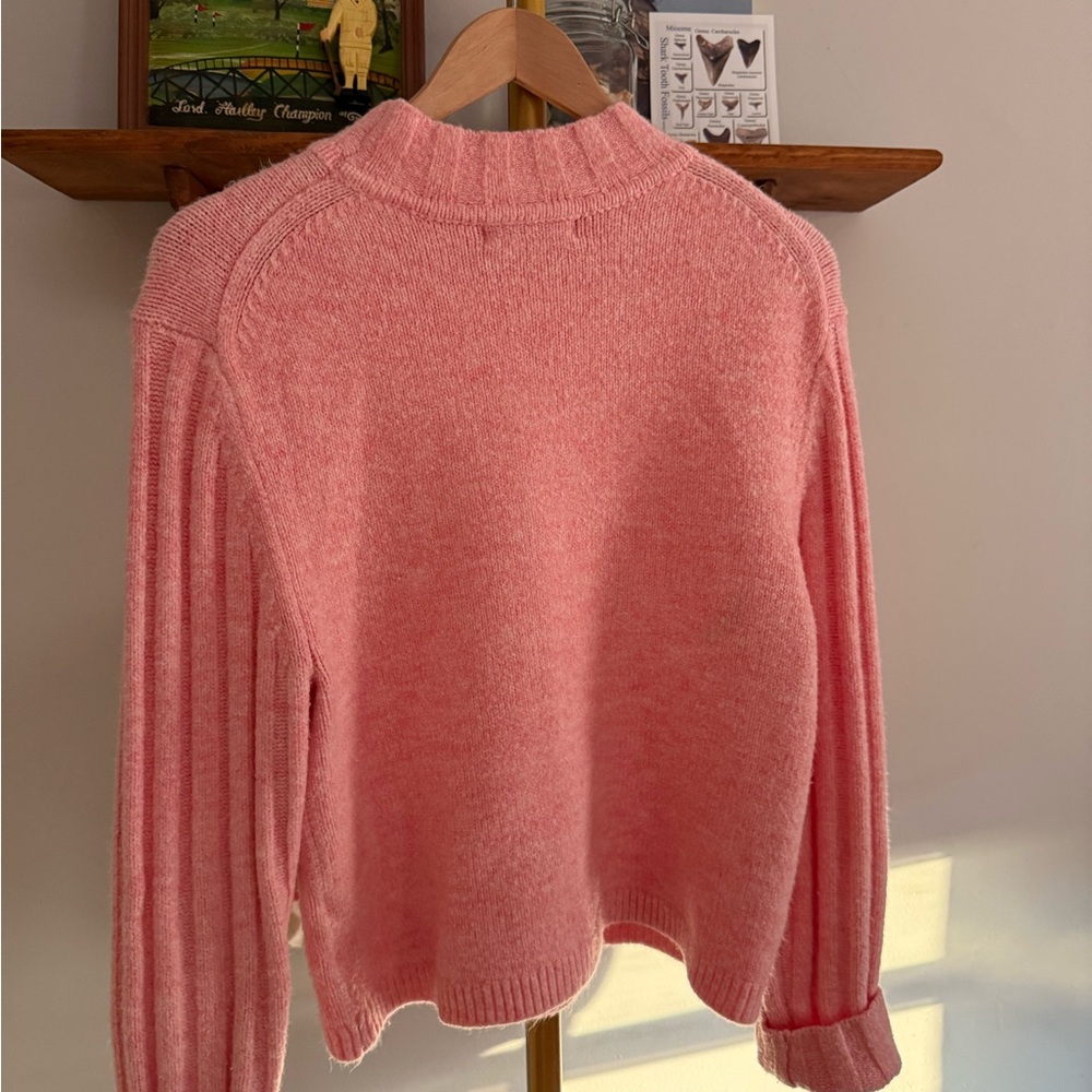 Thakoon Soft Pink Turtleneck Sweater - Picture 3 of 5